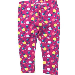 Gymboree Pull-On Leggings Pink w/Fruit 18-24 mos